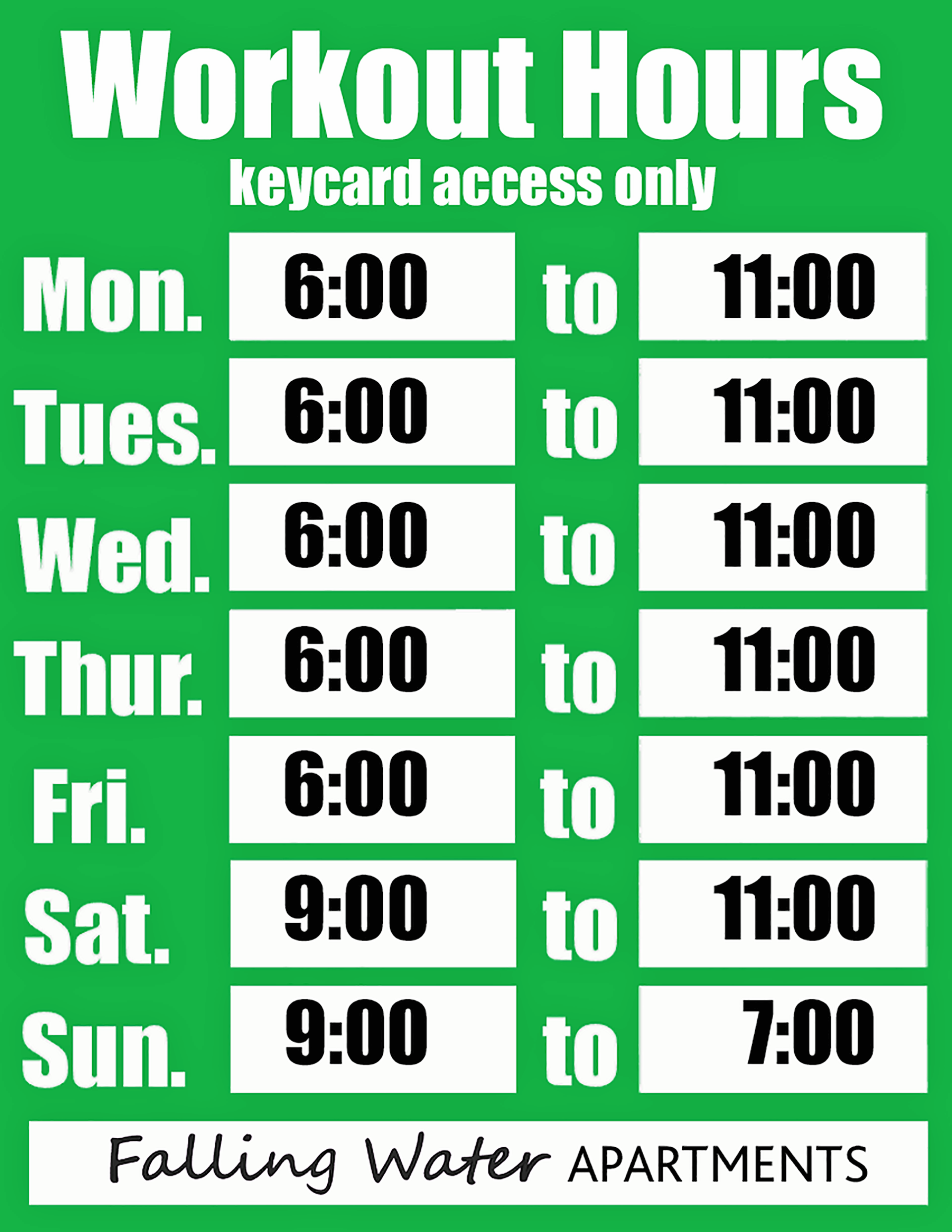 Temporary Store Hours A-Frame